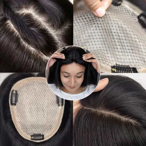 ¿Poco cabello o poco volumen en la parte superior?