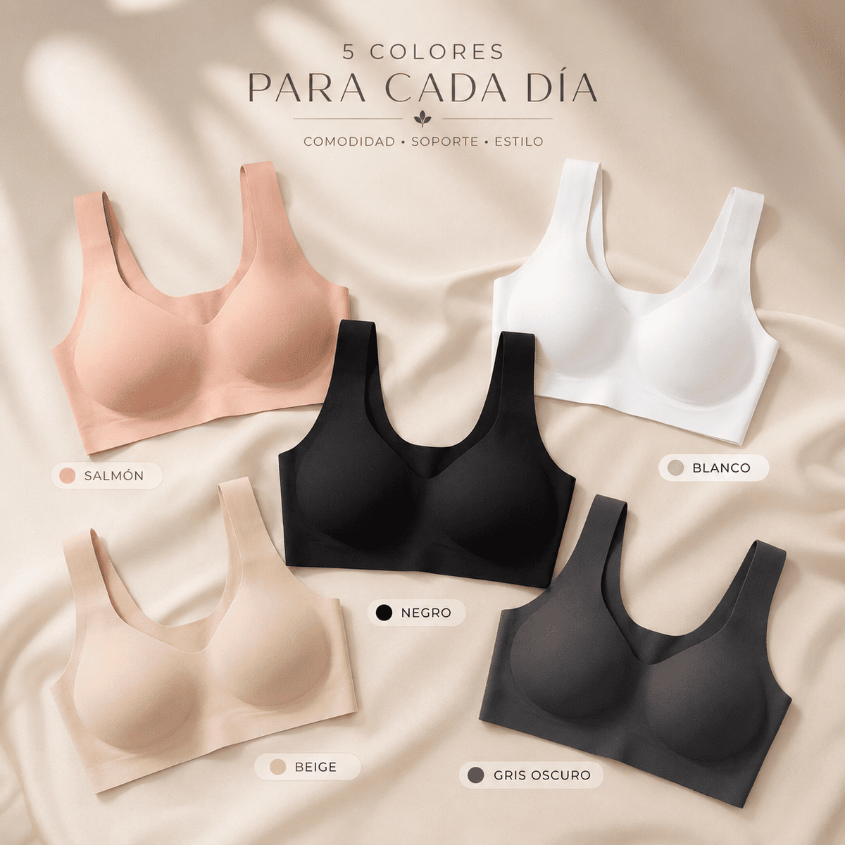 ¡Siéntete cómoda y realza tu busto!
