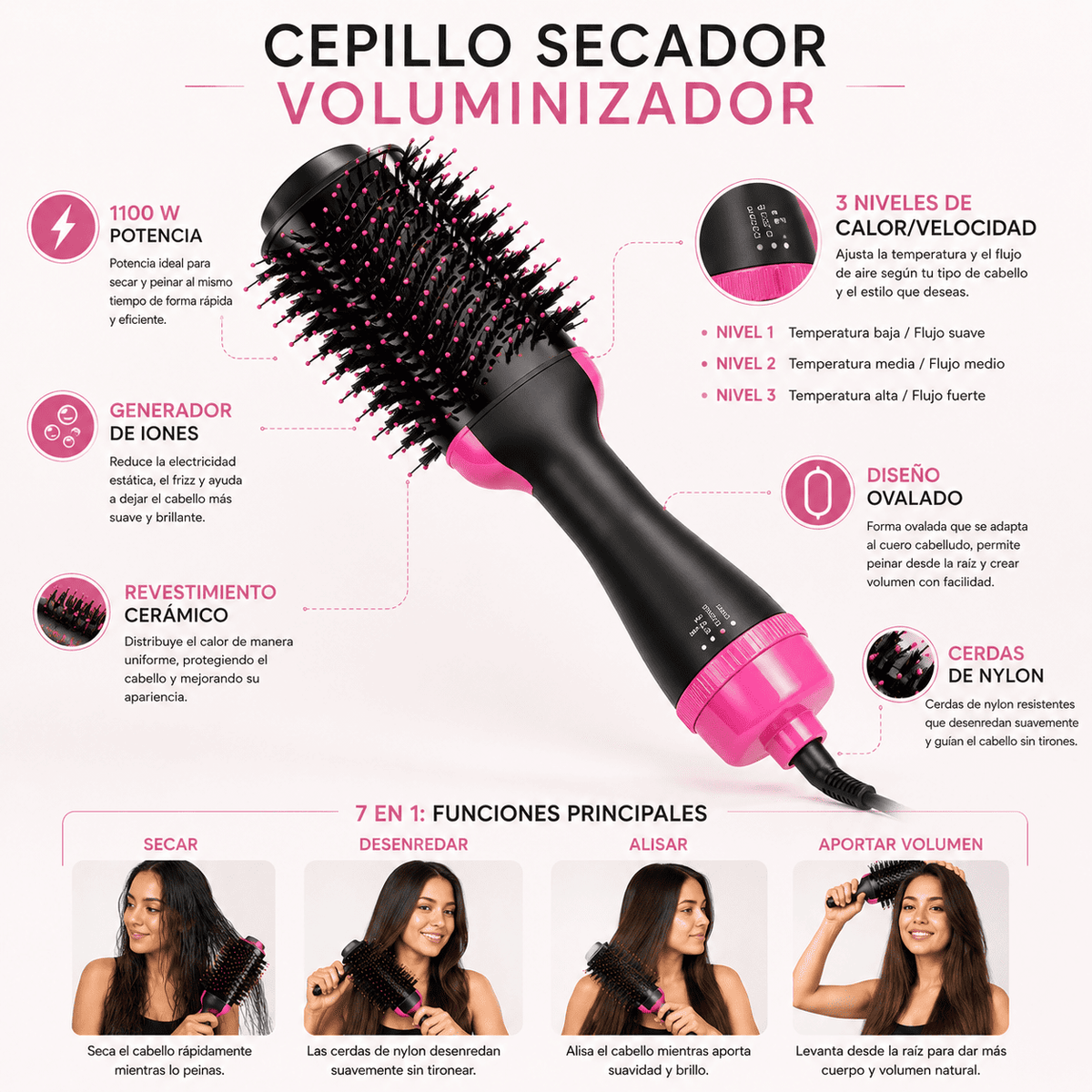 Seca, alisa y dale volumen a tu cabello en un solo paso