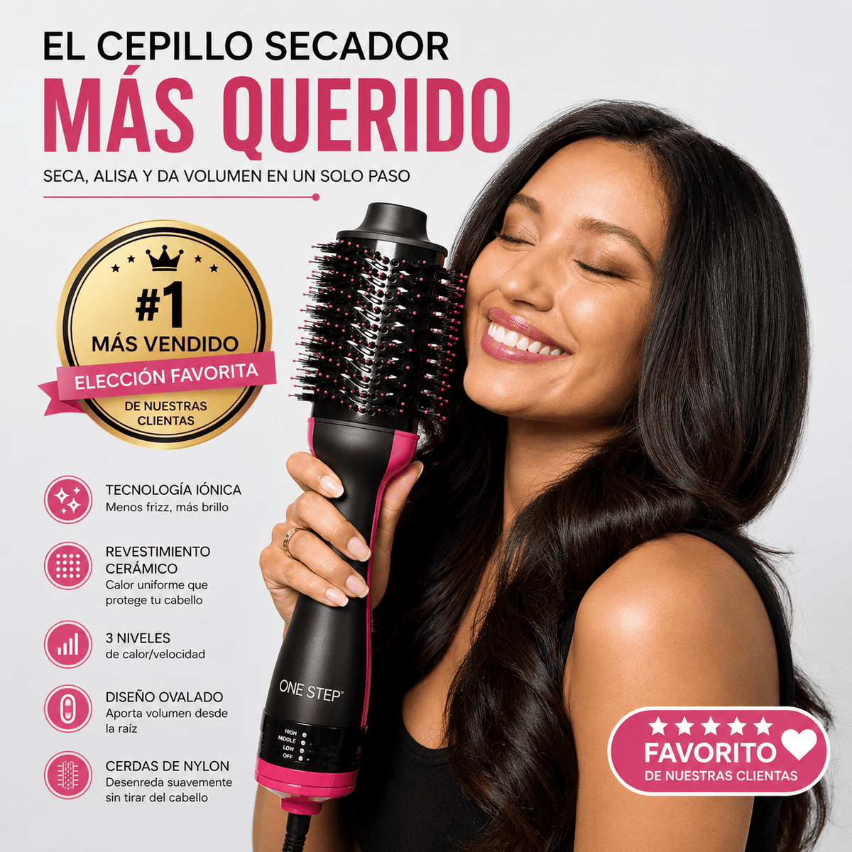 Seca, alisa y dale volumen a tu cabello en un solo paso