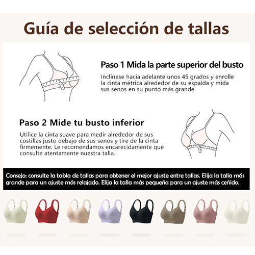 ¡Siéntete cómoda y realza tu busto!